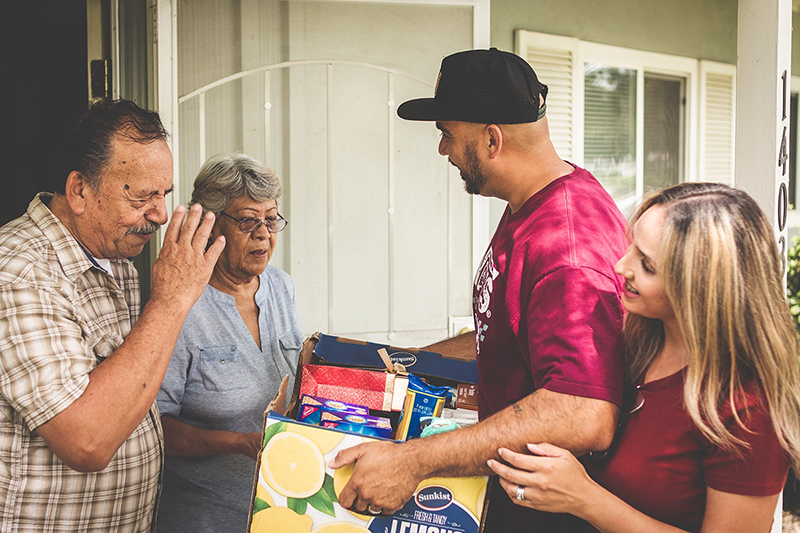 CityServe Volunteers serving the community.